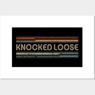 Knocked Loose Retro Lines Posters and Art